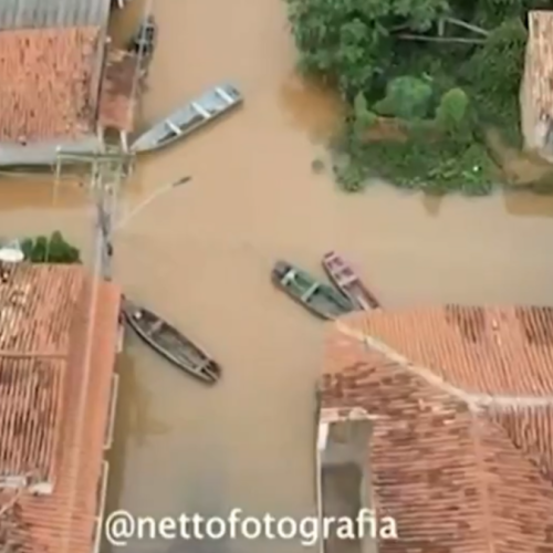 Cheia Histórica do Rio Parnaíba Deixa Famílias Desabrigadas em Uruçuí